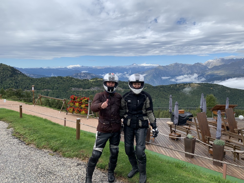Nach bestandener Führerscheinprüfung Motorradtour in den Dolomiten